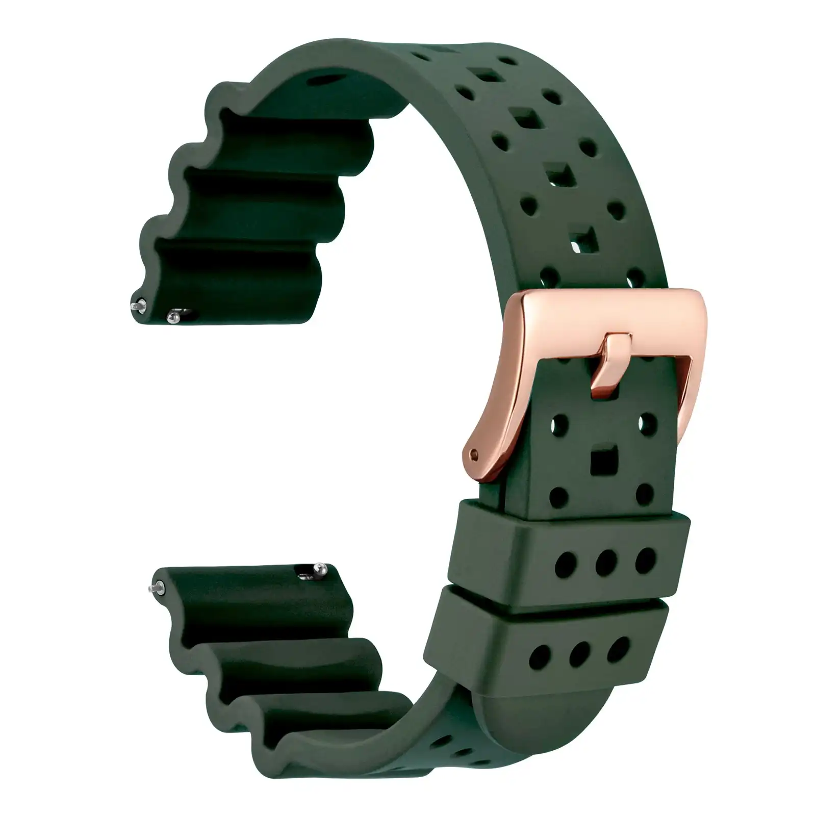 Ventilated - FKM Rubber Watch Band