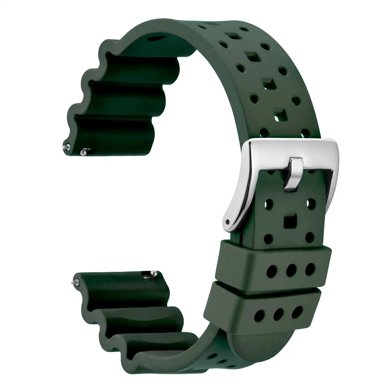 Ventilated - FKM Rubber Watch Band