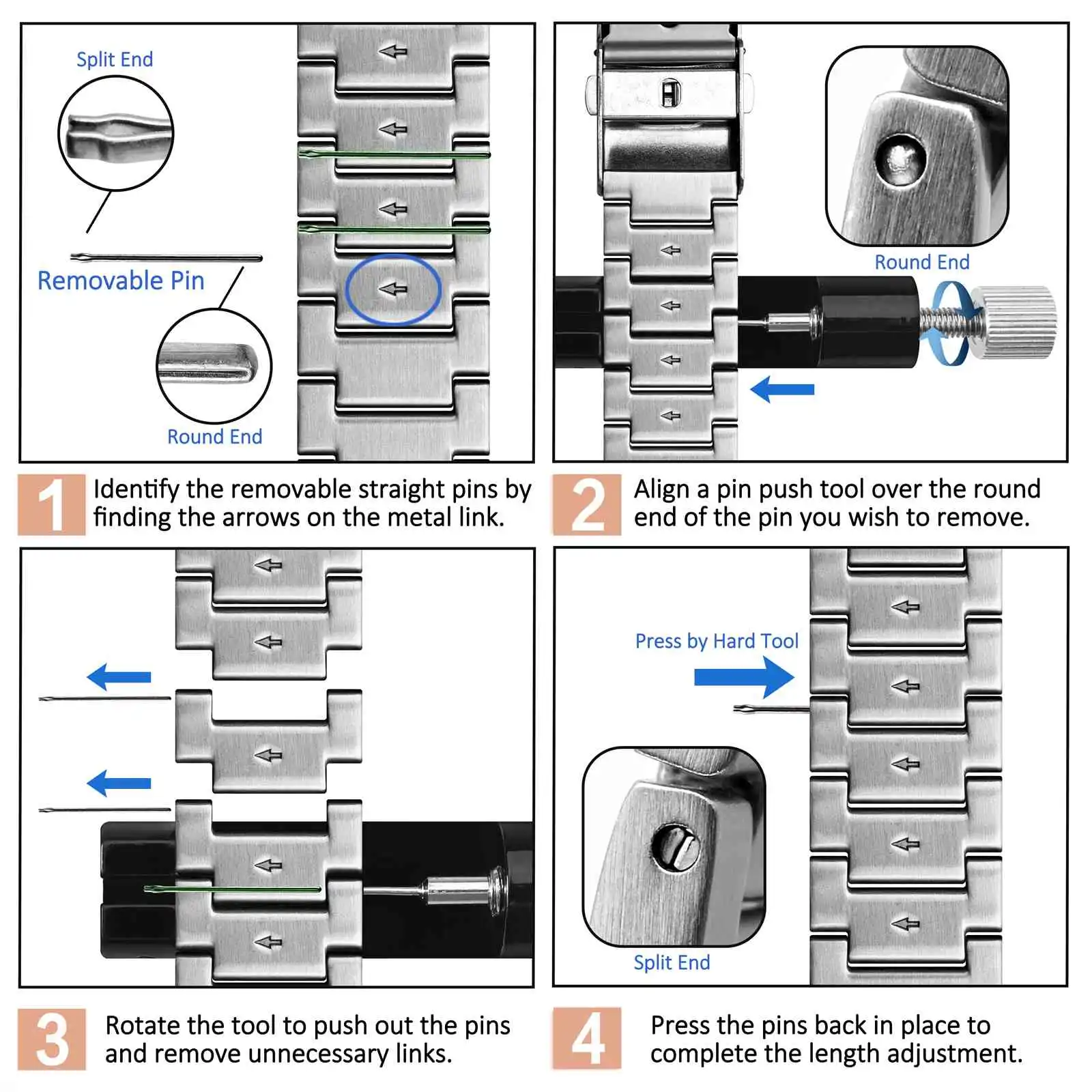 Arrows How To Remove Metal Watch Band Arrows How To Remove A Link